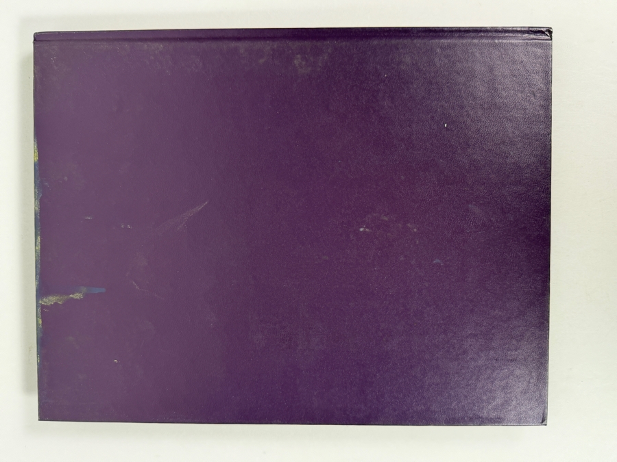 Disneyland The First Thirty Years Purple Hardcover Souvenir Book With Gold Foil Embossing Featuring Archival Park Photography [Photo 8]