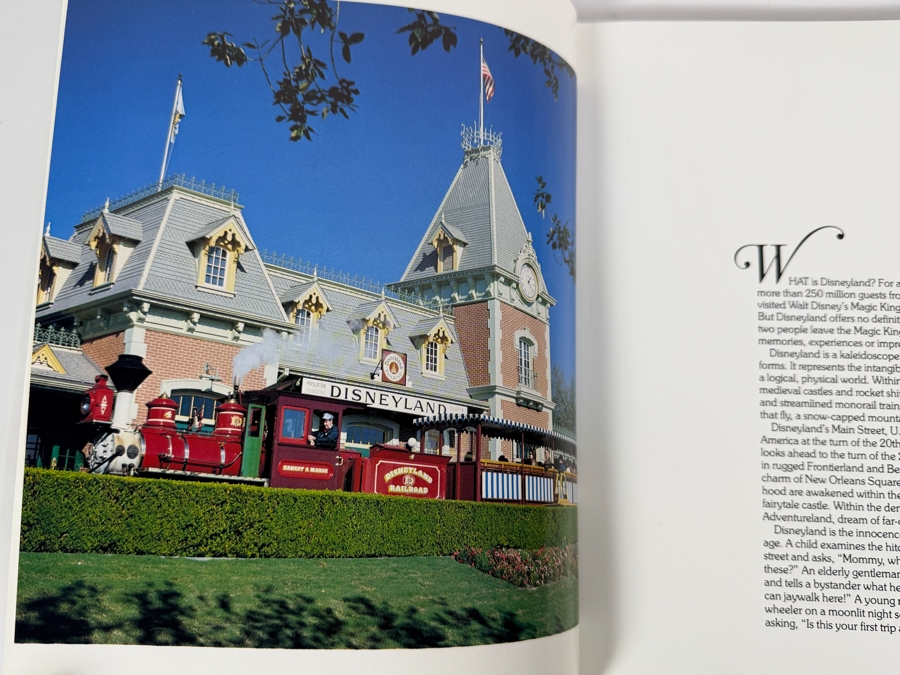 Disneyland The First Thirty Years Purple Hardcover Souvenir Book With Gold Foil Embossing Featuring Archival Park Photography [Photo 5]
