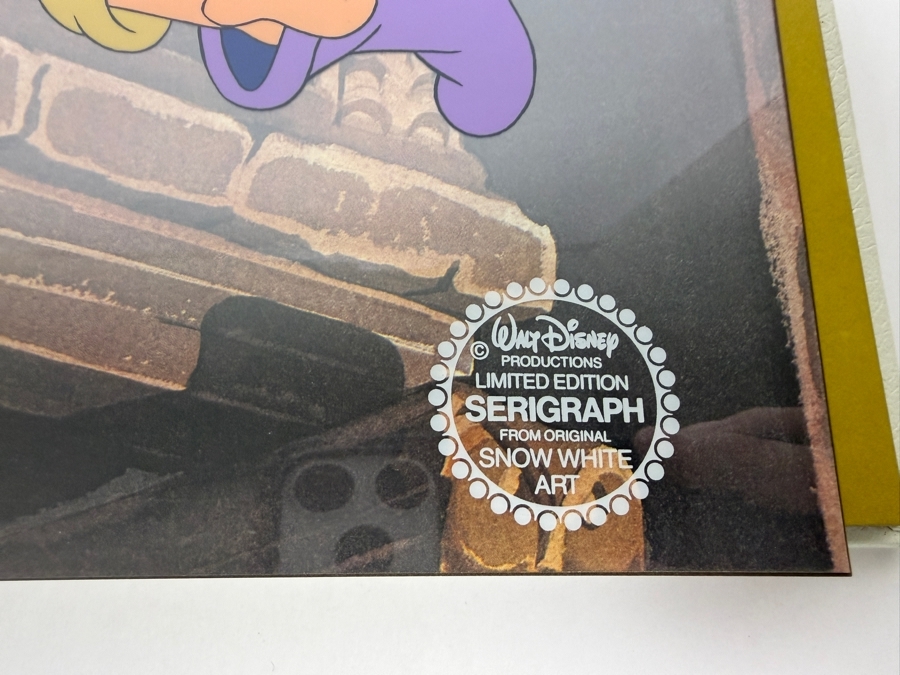 Walt Disney's Snow White And The Seven Dwarfs Deluxe Limited Edition Commemorative Art Book Featuring Original Production Artwork In Red Cloth Slipcase  [Photo 14]