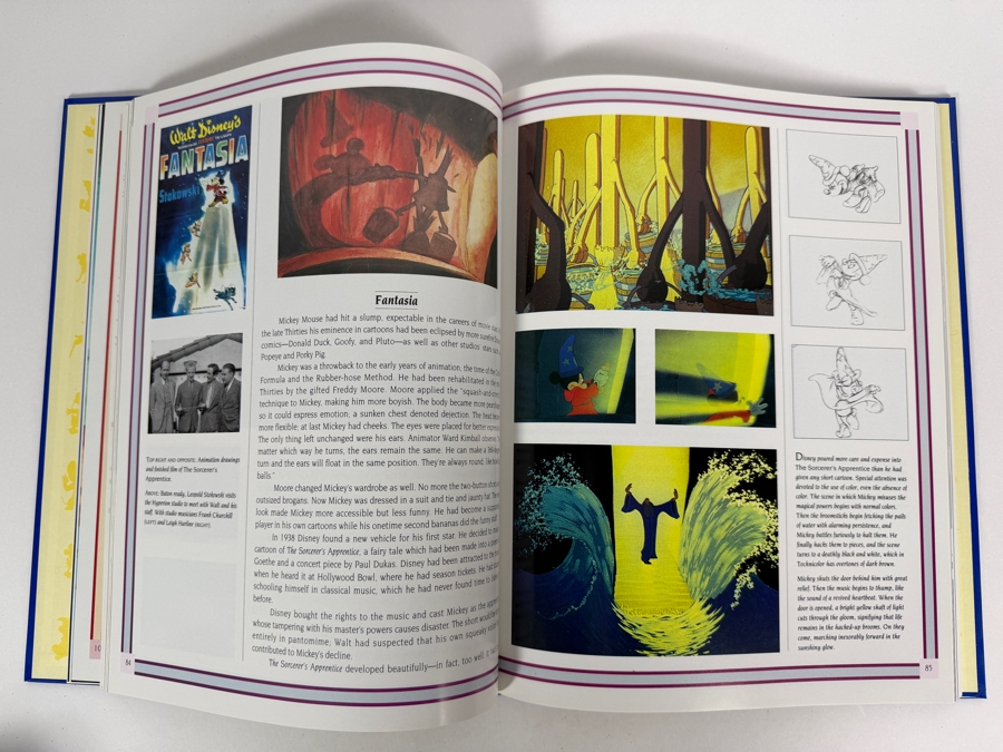 Disney’s Art Of Animation: From Mickey Mouse To Beauty And The Beast By Bob Thomas Hardcover Book [Photo 4]