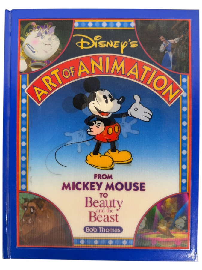 Disney’s Art Of Animation: From Mickey Mouse To Beauty And The Beast By Bob Thomas Hardcover Book