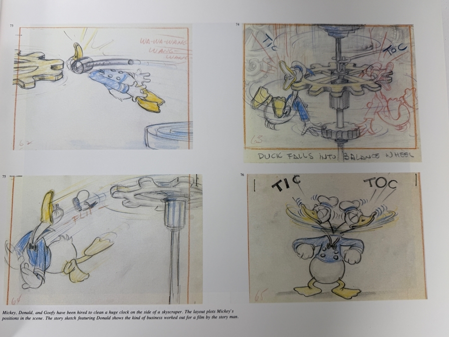 Treasures Of Disney Animation Art By Robert E. Abrams Oversized Hardcover Book Featuring Pinocchio Cover Art [Photo 6]