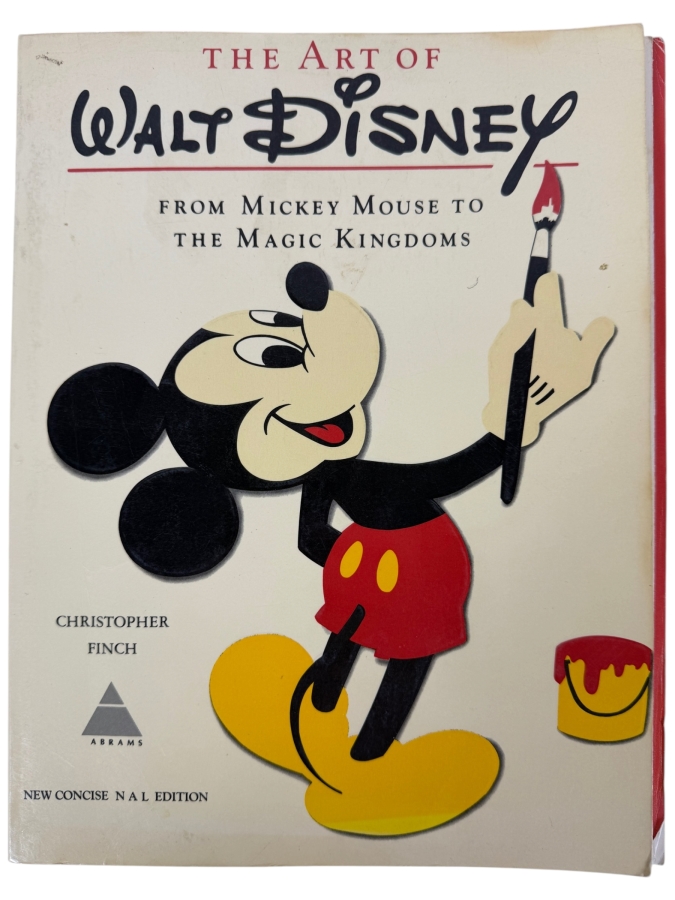 The Art Of Walt Disney: From Mickey Mouse To The Magic Kingdoms By Christopher Finch New Concise NAL Edition Softcover Book