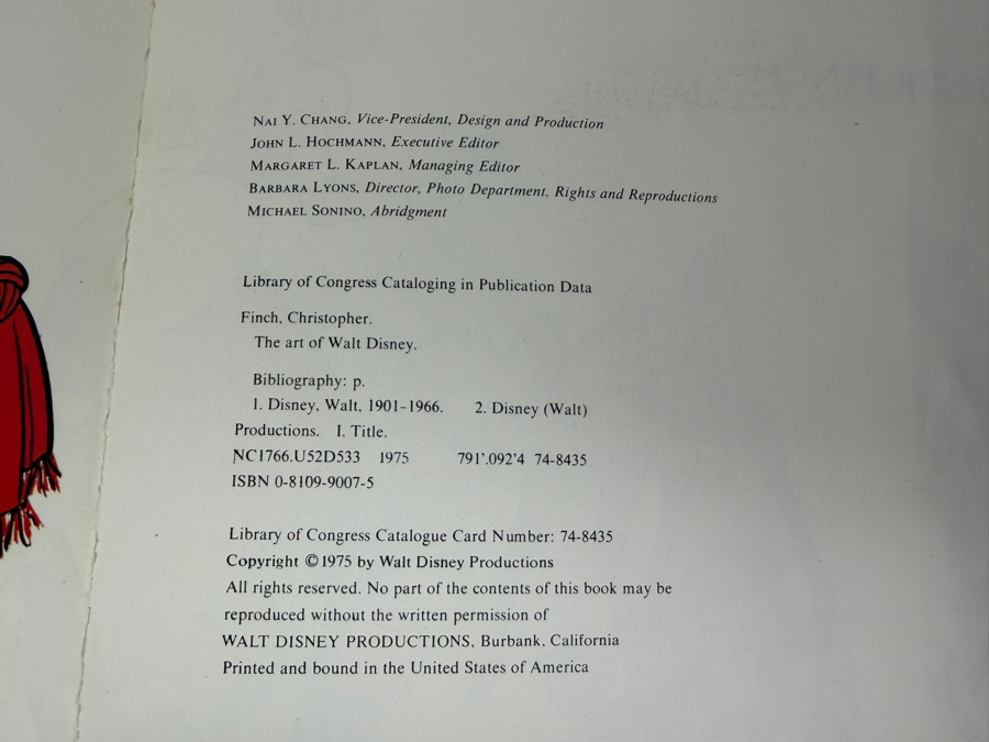 The Art Of Walt Disney: From Mickey Mouse To The Magic Kingdoms By Christopher Finch New Concise NAL Edition Softcover Book [Photo 3]