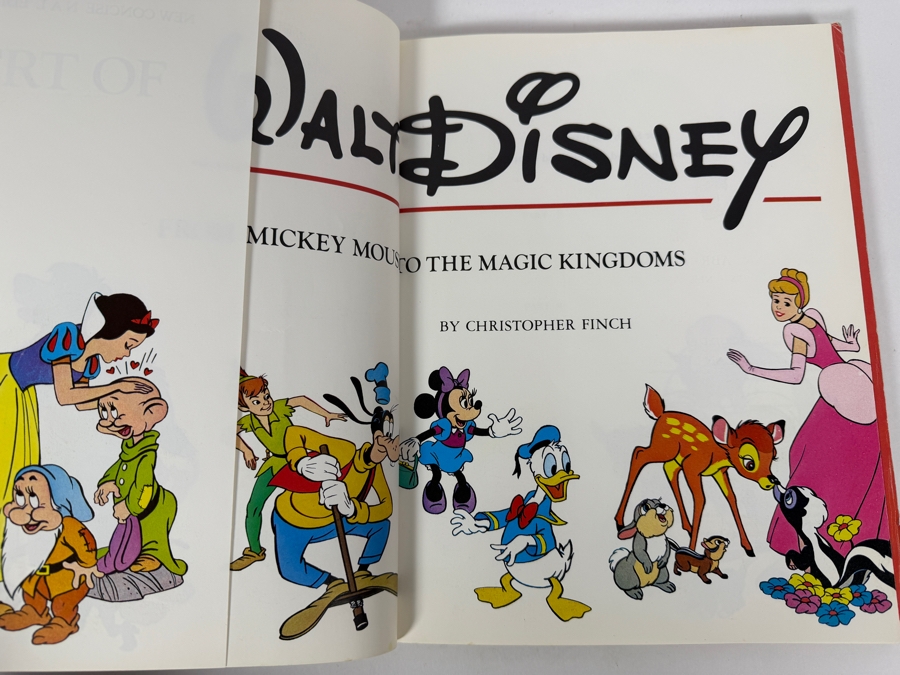 The Art Of Walt Disney: From Mickey Mouse To The Magic Kingdoms By Christopher Finch New Concise NAL Edition Softcover Book [Photo 2]