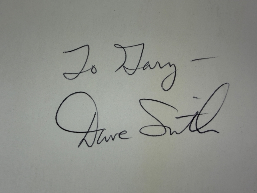 The Ultimate Disney Trivia Book ('Dustjacket Only') By Kevin Neary And Dave Smith Autographed By Dave Smith With Original Walt Disney Productions David R. Smith Archivist Business Card 9 X 13 [Photo 6]