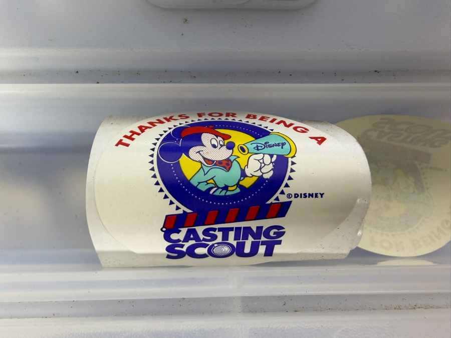 RARE Vintage 1990s Walt Disney World Casting Scout Cast Member Employee Exclusive Promotional Tool Kit In Clear Plastic Organizer Box With Promotional Items - See Photos
 [Photo 7]