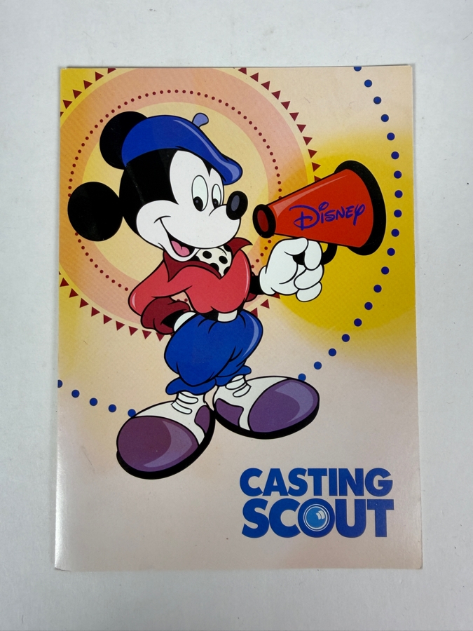 RARE Vintage 1990s Walt Disney World Casting Scout Cast Member Employee Exclusive Promotional Tool Kit In Clear Plastic Organizer Box With Promotional Items - See Photos
 [Photo 35]
