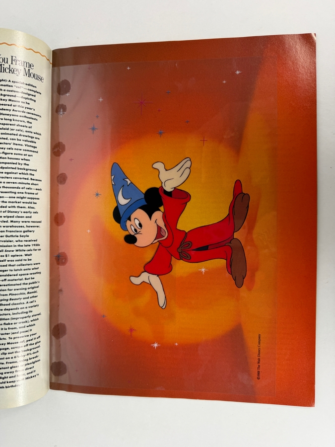 Mickey Is Sixty! Special Commemorative Edition Magazine Featuring Cover Art By Andy Warhol With Exclusive Disney Animation Art [Photo 3]