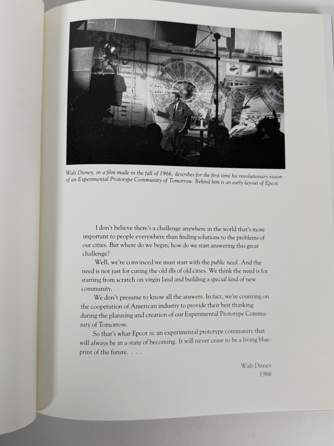 Walt Disney's EPCOT Center: Creating The New World Of Tomorrow Hardcover Book [Photo 2]