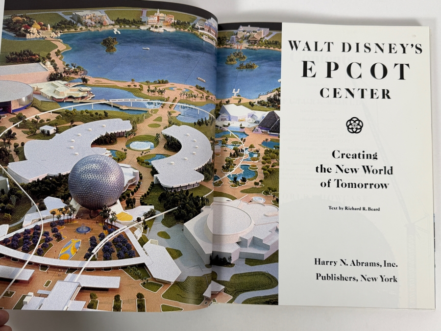 Walt Disney's EPCOT Center: Creating The New World Of Tomorrow Hardcover Book [Photo 3]