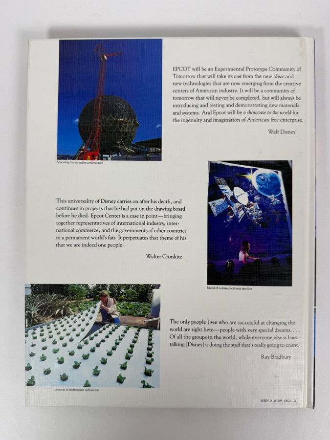 Walt Disney's EPCOT Center: Creating The New World Of Tomorrow Hardcover Book [Photo 9]