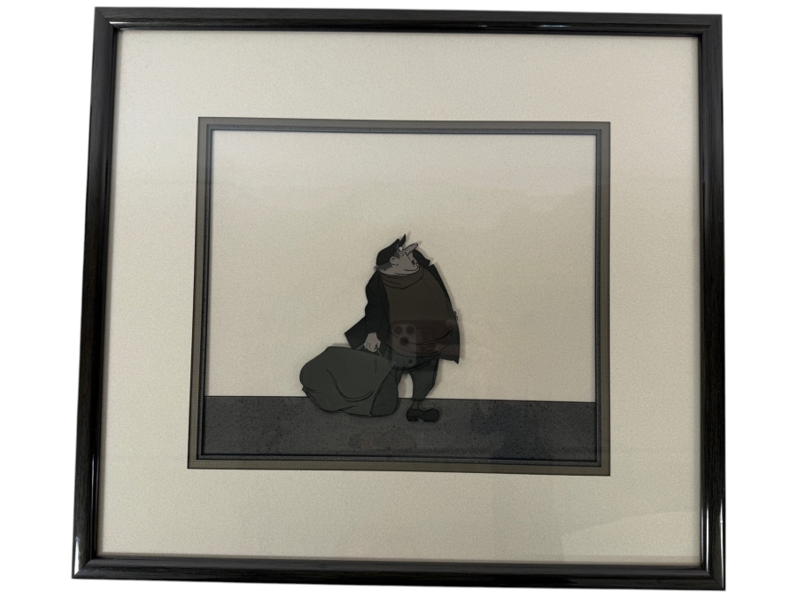 Original Walt Disney Productions Hand Painted Movie Film Production Cel Of Horace Badun From 'One Hundred And One Dalmatians (1961)' 78A/6 Disney Studios 12 X 10 Framed 20 X 18 [Photo 3]