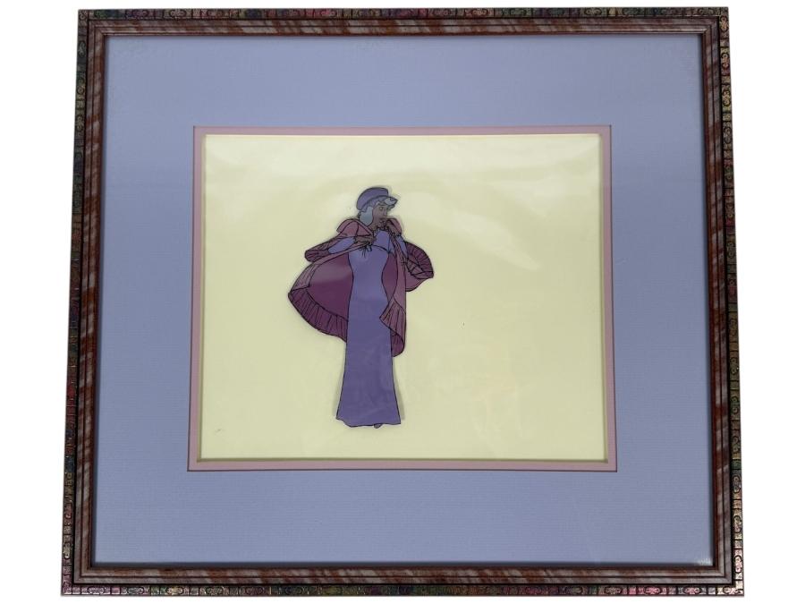 Original Walt Disney Productions Hand Painted Movie Film Production Cel Of Madame Adelaide Bonfamille From The 1970 Disney Film The Aristocats Disney Studios 12 X 10 Framed 19 X 17 [Photo 2]