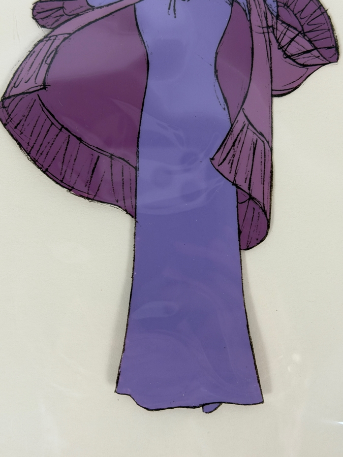Original Walt Disney Productions Hand Painted Movie Film Production Cel Of Madame Adelaide Bonfamille From The 1970 Disney Film The Aristocats Disney Studios 12 X 10 Framed 19 X 17 [Photo 7]