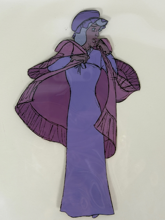 Original Walt Disney Productions Hand Painted Movie Film Production Cel Of Madame Adelaide Bonfamille From The 1970 Disney Film The Aristocats Disney Studios 12 X 10 Framed 19 X 17 [Photo 4]