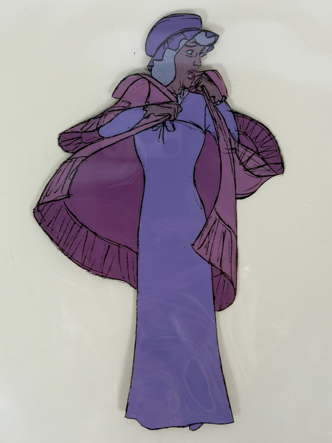 Original Walt Disney Productions Hand Painted Movie Film Production Cel Of Madame Adelaide Bonfamille From The 1970 Disney Film The Aristocats Disney Studios 12 X 10 Framed 19 X 17