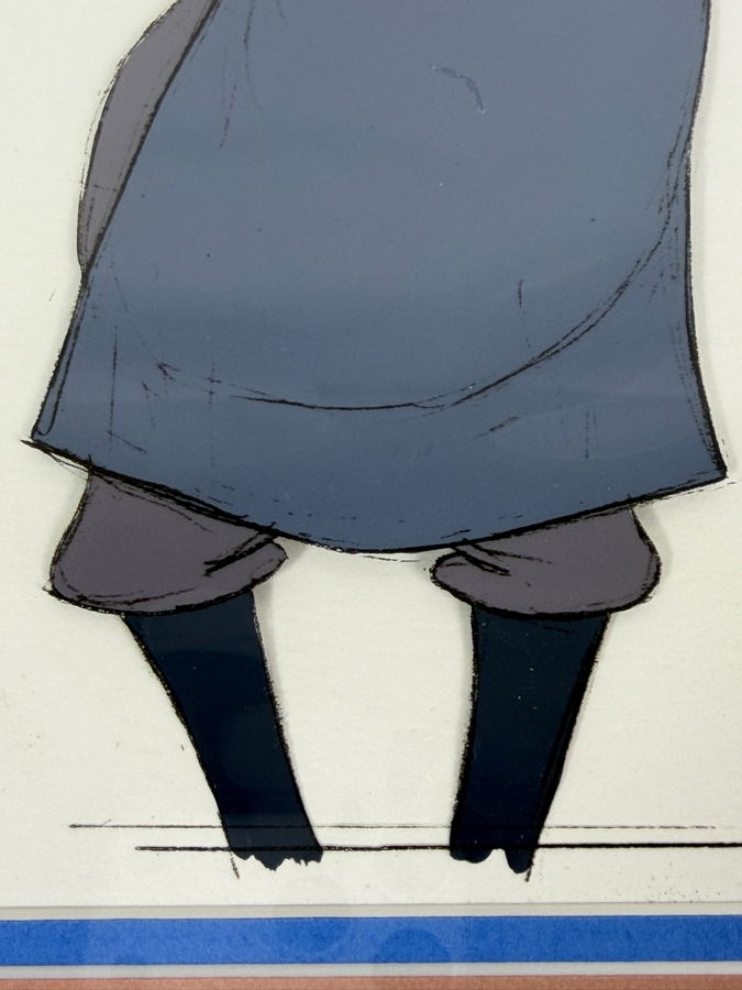 Original Walt Disney Productions Hand Painted Movie Film Production Cel Of Edgar (Butler) From 'The Aristocats (1970)' With No Background Disney Studios 14 X 10 Framed 23 X 19 [Photo 8]