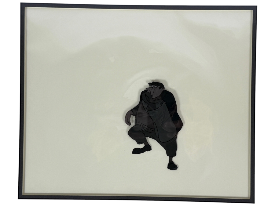 Original Walt Disney Productions Hand Painted Movie Film Production Cel Of Horace Badun From '101 Dalmatians (1961)' With No Background Disney Studios 12 X 10 Framed 19 X 17 [Photo 2]