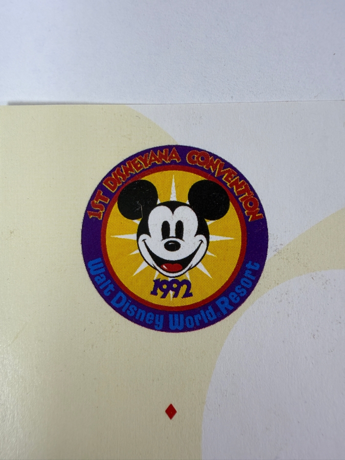 Original Walt Disney Hand Drawn Concept Drawing Of Brazilian Mickey Mouse Stamp Program T-Shirt Design By Disney Artist Mark Seppala #67K Purchased For $1,042 From The 1st Disneyana Convention In 1992 At Walt Disney World Resort 9 X 12 Framed 15.5 X 18 [Photo 17]