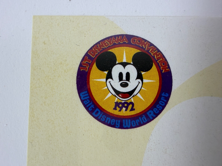 Original Walt Disney Hand Drawn Mickey Mouse / Minnie Yacht And Beach 1993 Walt Disney World Calendar Layout Concept Drawing By Disney Artist Brian Lum #408K From The 1st Disneyana Convention In 1992 At Walt Disney World Resort Purchased $628 In 1992 9X7 [Photo 13]