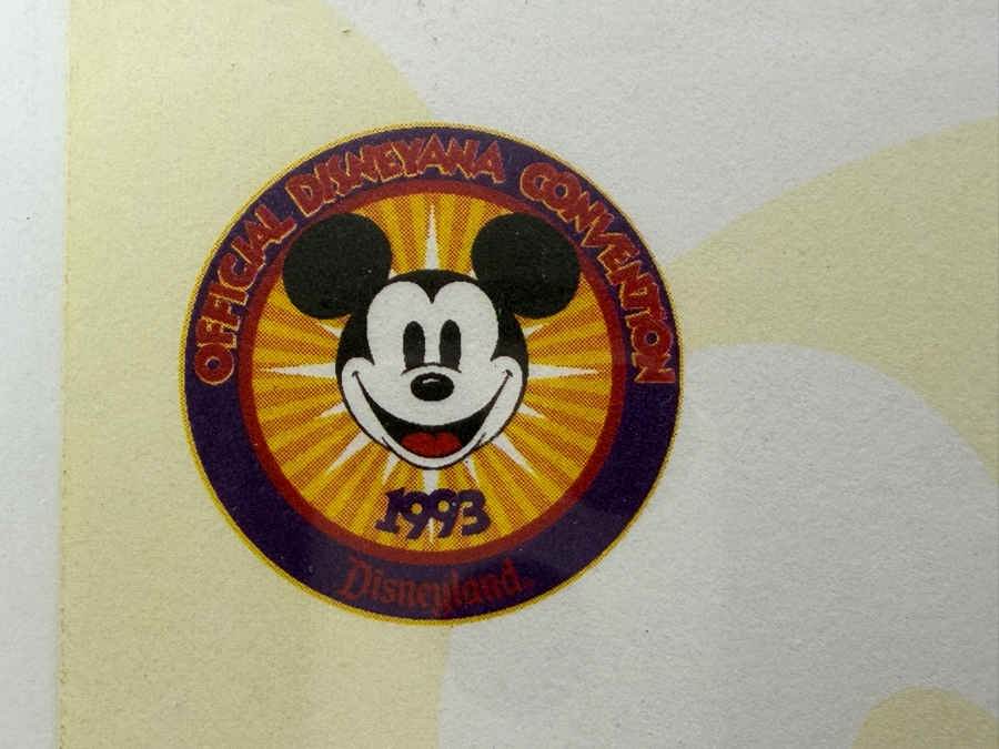Original Walt Disney Hand Drawn Goofy With Cymbals Christmas Ornament Concept Drawing By Disney Artist Alex Maher From The 2nd Official Disneyana Convention In 1993 At Disneyland Purchased For $320 In 1993 16 X 6 [Photo 16]