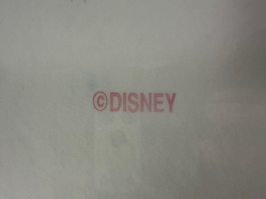 (2) Original Walt Disney Hand Drawn Mickey Mouse With Pluto On Leash WDW & DL Embroidered & Silkscreen Fashion Garment Concept Drawings By Disney Artist Alex Maher From The 2nd Official Disneyana Convention In 1993 At Disneyland Retail $560 In 1993 11X11 [Photo 12]