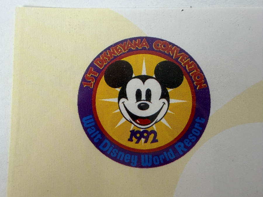 Original Walt Disney Hand Drawn Frontierland Mickey Mouse & Forest Animals Candy Packaging & T-Shirt Design Concept Drawing By Disney Artist Russell Schroeder From The 1st Disneyana Convention In 1992 At WDW Resort Purchased For $636 In 93 12.5 X 15 [Photo 20]