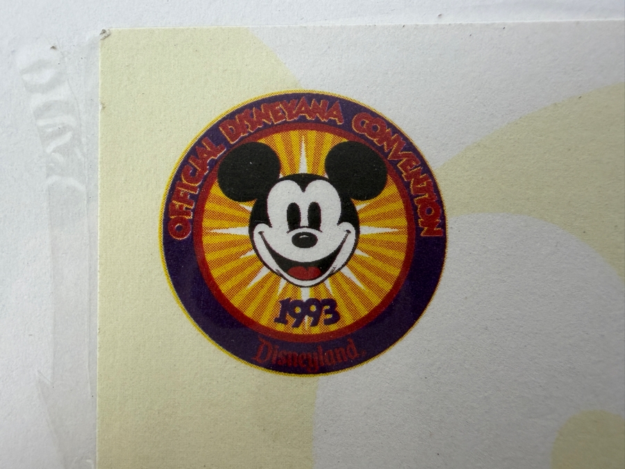 Set Of 3 Original Walt Disney Hand Drawn Goofy Golfer Golf Tournament Flyers 'Swing Your Way Into Fame 1/7/1987 WDW' Concept Drawings By Disney Artist Don Williams From The 2nd Official Disneyana Convention In 1993 At Disneyland Purchased For $700 In 1993 [Photo 24]