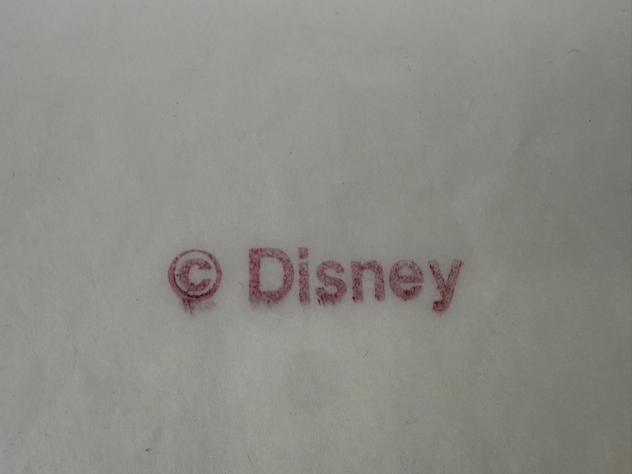 Original Walt Disney Hand Drawn Disneyland Toontown Mickey Mouse In Trolley Keychain Concept Drawing By Disney Artist Darren Hunt From The 2nd Official Disneyana Convention In 1993 At Disneyland Purchased For $350 In 1993 8 X 7 [Photo 7]