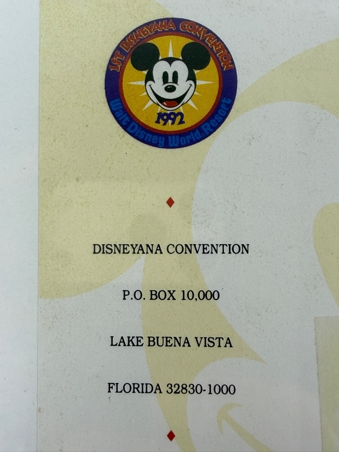 Original Walt Disney Hand Drawn Mickey Mouse And Pluto At Christmas Fireplace Christmas Bells Packaging Design Concept Drawing By Disney Artist Darren Hunt Purchased For $872 From The 1st Disneyana Convention In 1992 At Walt Disney World Resort 11 X 7 [Photo 17]