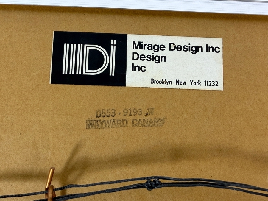 Rare Walt Disney's Mickey Mouse In The Wayward Canary Mirage Design Inc Mirror 12' X 18' [Photo 4]