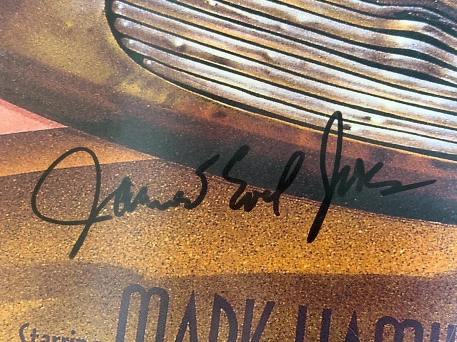 Vintage 1977 Star Wars Style D Rare Signed Poster By Carrie Fisher, George Lucas, Mark Hamill, Harrison Ford, Kenny Baker, Peter Mayhew, David Prowse, James Earl Jones, Rick Baker, Anthony Daniels And Phil Brown Framed 28.5 X 42.5 [Photo 16]