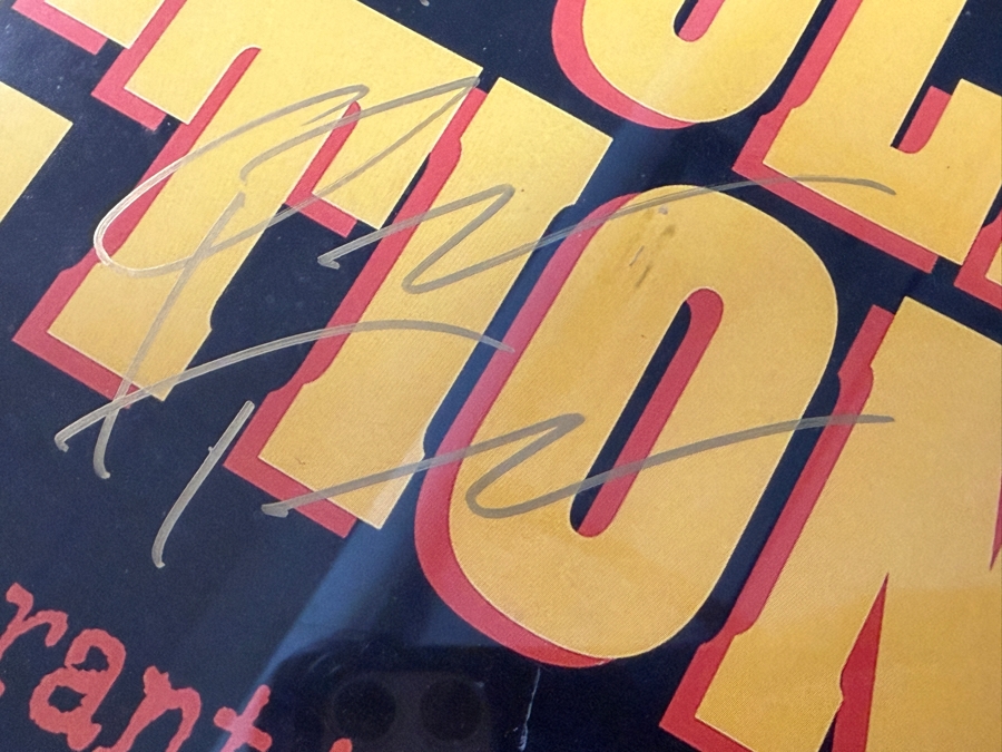 Vintage Pulp Fiction Adv. Movie Poster Signed By The Movie Cast Including Samuel L. Jackson, John Travolta, Uma Thurman, Bruce Willis Steve Buscemi, Tim Roth And More 25 X 39 Framed 33 X 47 [Photo 3]