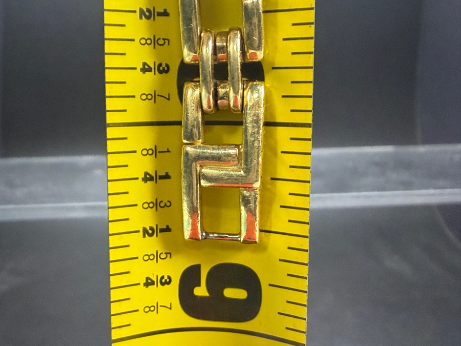 Vintage Tiffany & Co 18K Gold Men's Biscayne Bracelet Italian Circa 2001 8.5'L 65.1g Estimate $10,000-$15,000 [Photo 11]