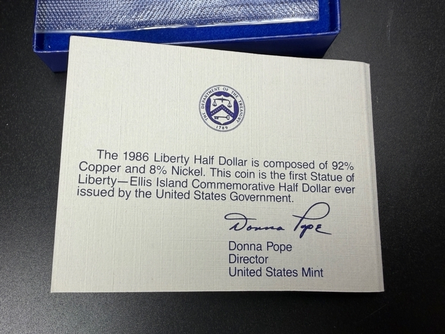 1986 Proof Liberty Half Dollar [Photo 4]