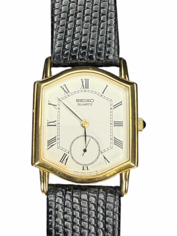 Vintage Seiko Quartz Men's Wrist Watch 2628-5039