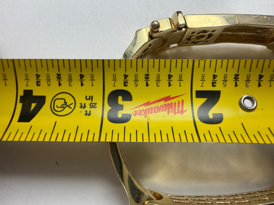 Stunning 14k Gold Men's Bracelet Accented With (39) 2.5mm Round Brilliant Diamonds Est. 2.35cttw SI1-SI2 G-H 2 7/8'W 77.8g Signed M CRAFT Apx $6,850 Gold Melt Value - Retails For $36,000 [Photo 17]
