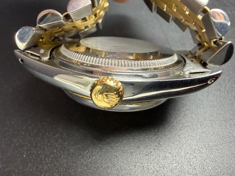 Men's Vintage 1978 Rolex Oyster Perpetual Datejust Watch 14k & Stainless Quickset Roman Numeral Dial Serial Number 5611694 Model No. 16013 92.6g (Serviced A Year Ago) Retails $12,000 [Photo 6]