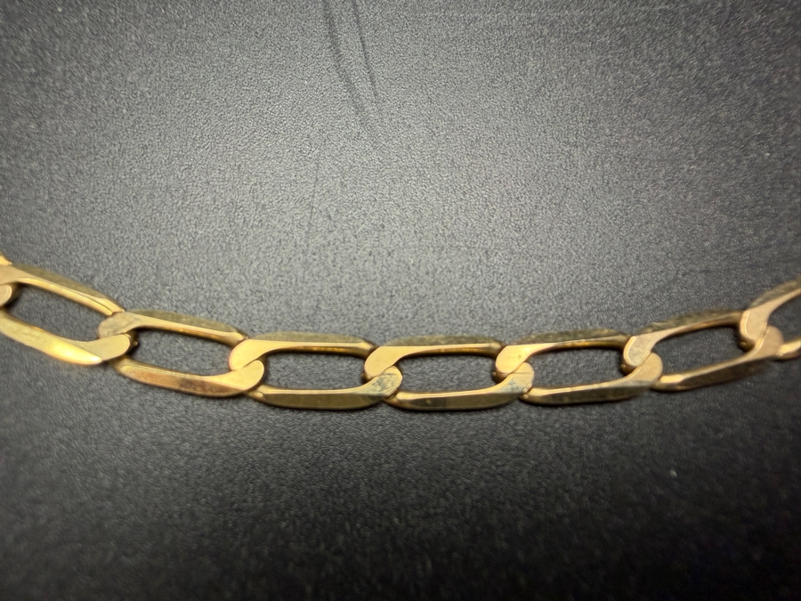 14k Gold Men's 22' Chain Necklace 13.9g $1,225 Gold Melt Value [Photo 3]