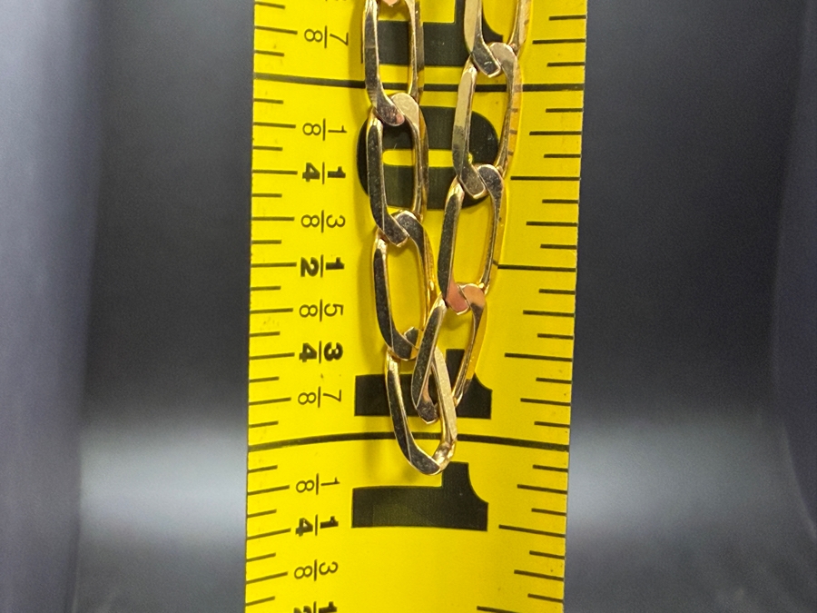 14k Gold Men's 22' Chain Necklace 13.9g $1,225 Gold Melt Value [Photo 8]