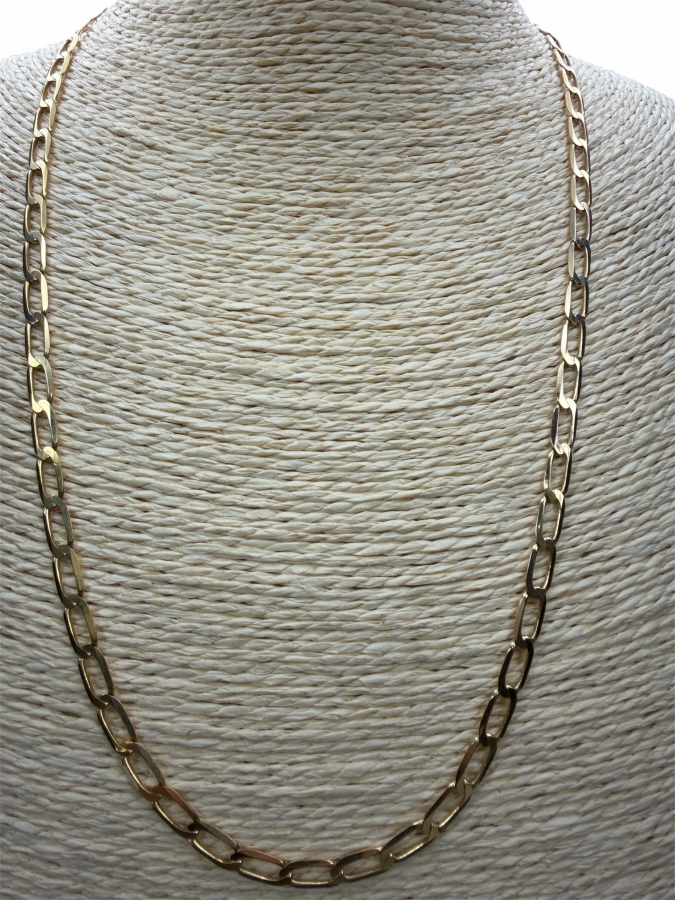 14k Gold Men's 22' Chain Necklace 13.9g $1,225 Gold Melt Value