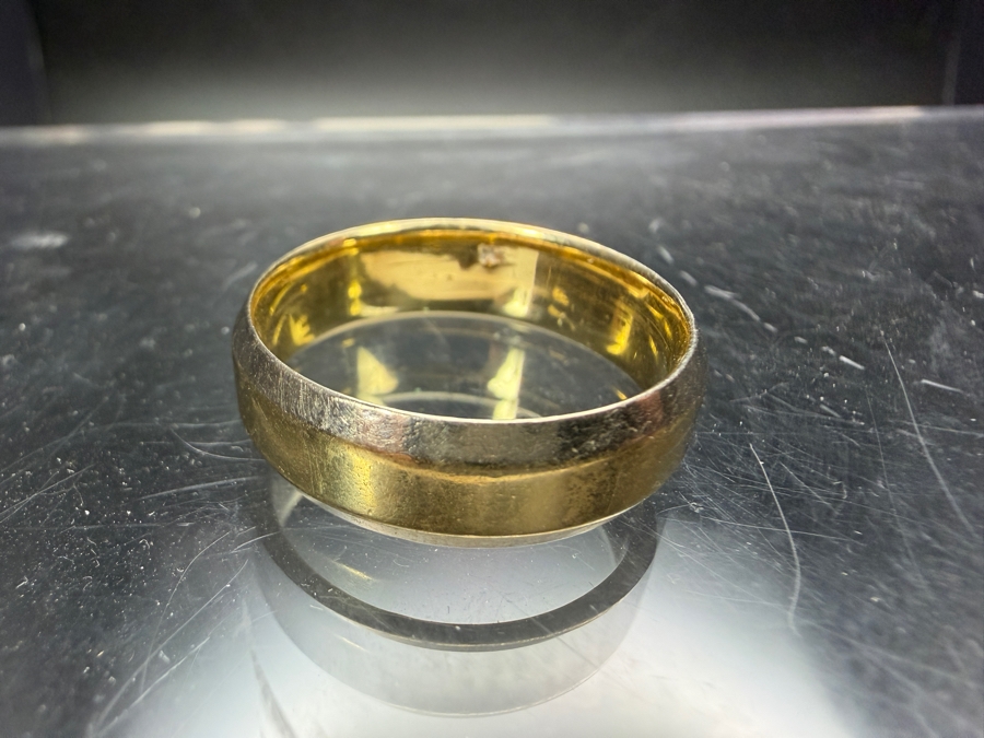 14k Gold Men's Ring Size 12.75 8.4g $740 Gold Melt Value [Photo 2]