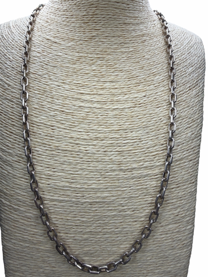 Men's Sterling Silver 24' Chain Necklace 38.3g