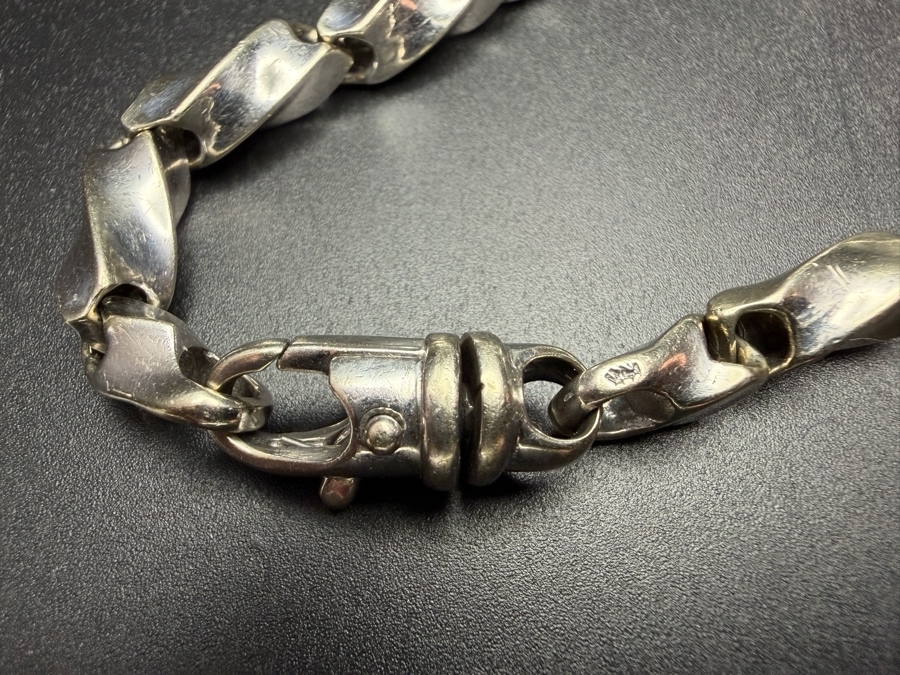 14k Gold Men's 9' Bracelet 34.3g $3,021 Gold Melt Value [Photo 4]