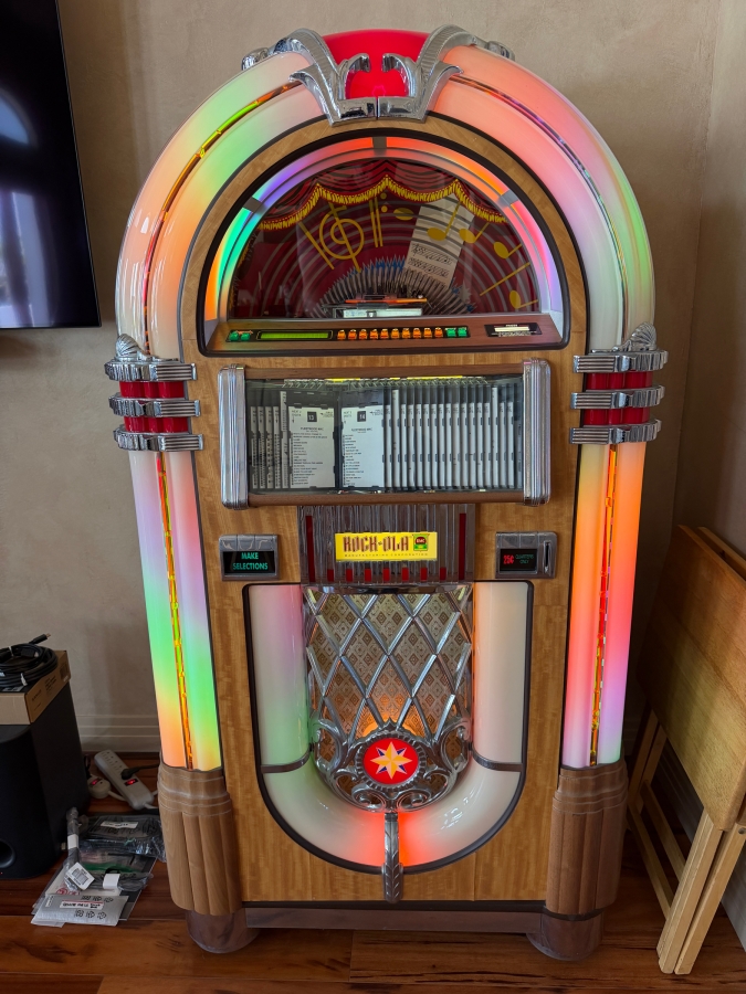 Rock-Ola CD-8 Bubbler Jukebox - 33W X 24D X 62H (Needs Minor Servicing - Top Right Bubbler Is Off Track / Lower CD Selection Cards Stick Sometimes) Retails $10,995 [Photo 3]
