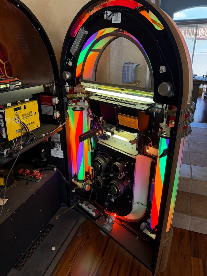 Rock-Ola CD-8 Bubbler Jukebox - 33W X 24D X 62H (Needs Minor Servicing - Top Right Bubbler Is Off Track / Lower CD Selection Cards Stick Sometimes) Retails $10,995 [Photo 12]
