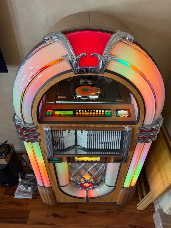 Rock-Ola CD-8 Bubbler Jukebox - 33W X 24D X 62H (Needs Minor Servicing - Top Right Bubbler Is Off Track / Lower CD Selection Cards Stick Sometimes) Retails $10,995 [Photo 11]