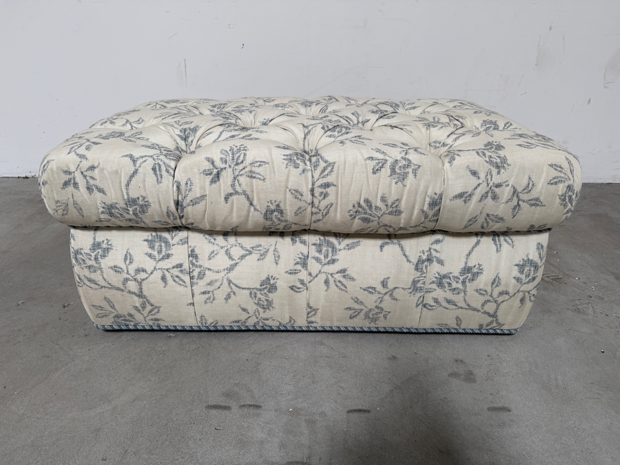 Upholstered Tufted Ottoman 48W X 32D X 21H [Photo 2]