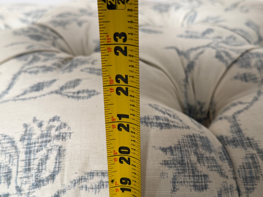 Upholstered Tufted Ottoman 48W X 32D X 21H [Photo 8]